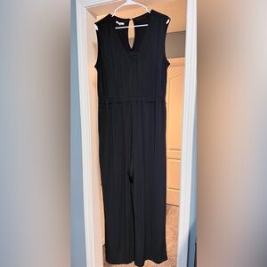 Maurices Black Lace-Trim Strapless Jumpsuit
